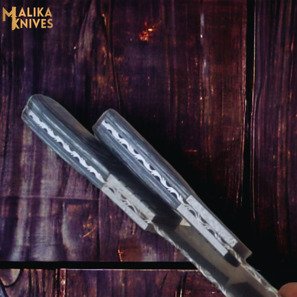 High-quality Damascus kitchen knife set for versatile use-0209