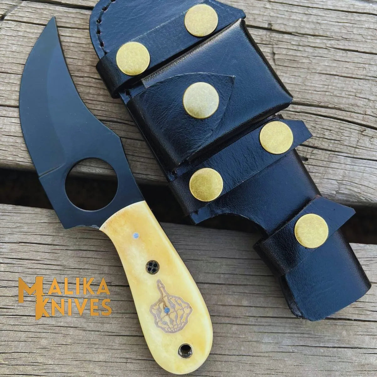 Camel Bone Skinner Knife-0102