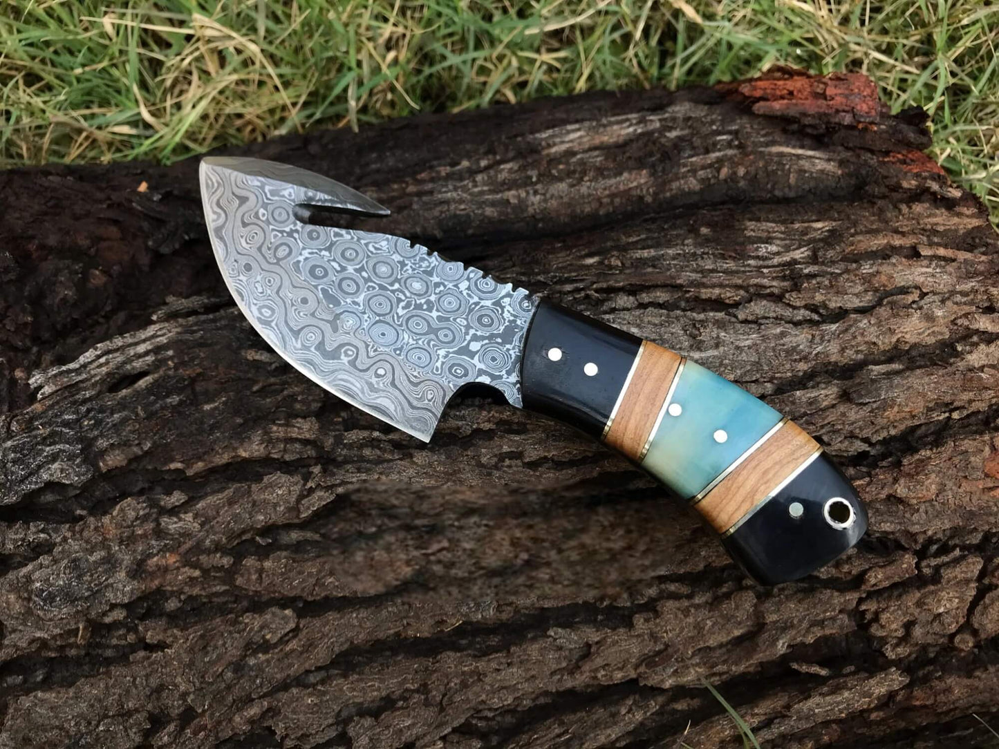 Gut Hook Skinning Knife – Big Game Hunting & Deer Processing Knife