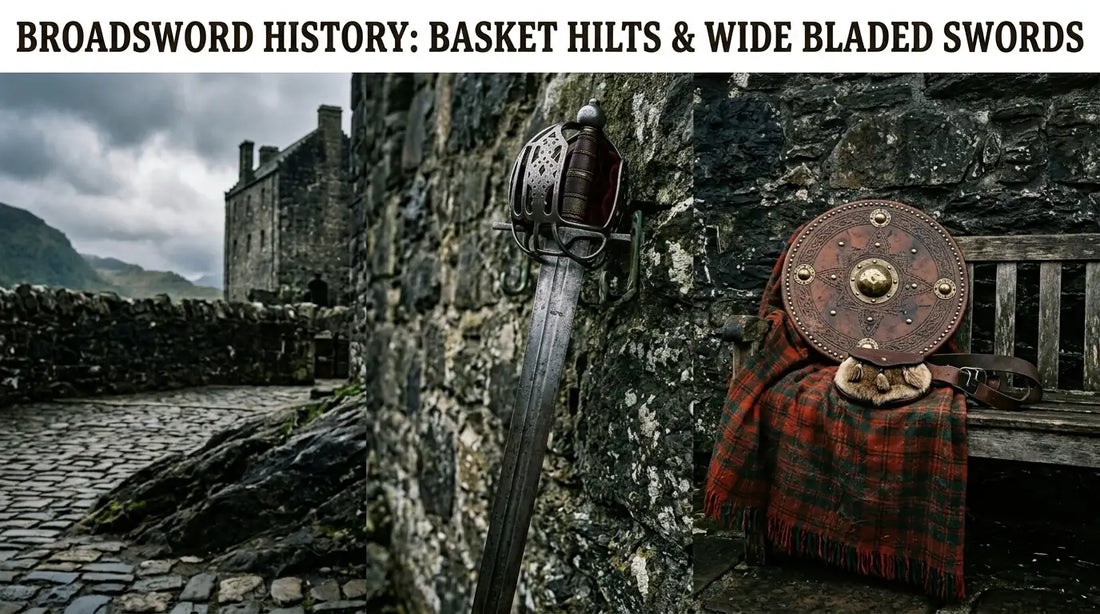 Broadsword History: Basket Hilts & Wide Bladed Swords
