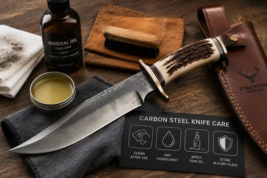 How to Care for a Carbon Steel Bowie Knife
