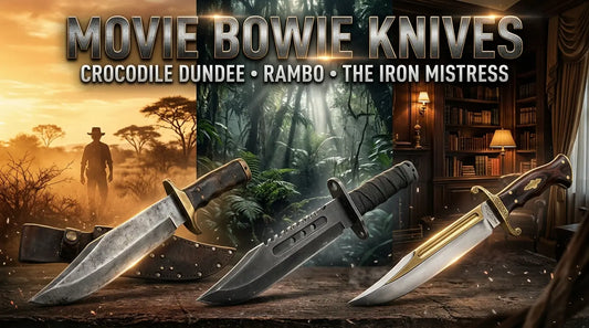 Movie Bowie Knives: Crocodile Dundee, Rambo and the Iron Mistress