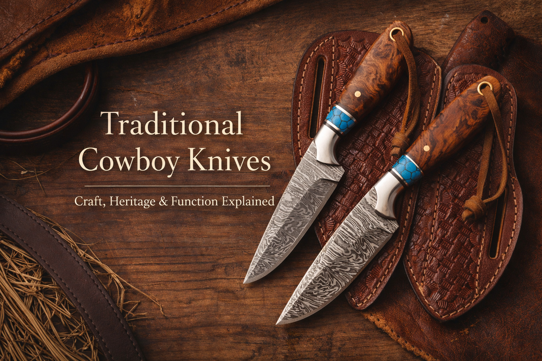 Traditional Cowboy Knife vs Modern Fixed Blade