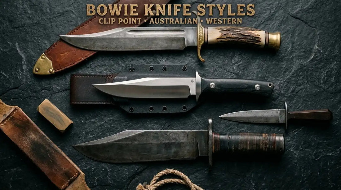 Bowie Knife Styles: Clip Point, Australian, Western and More