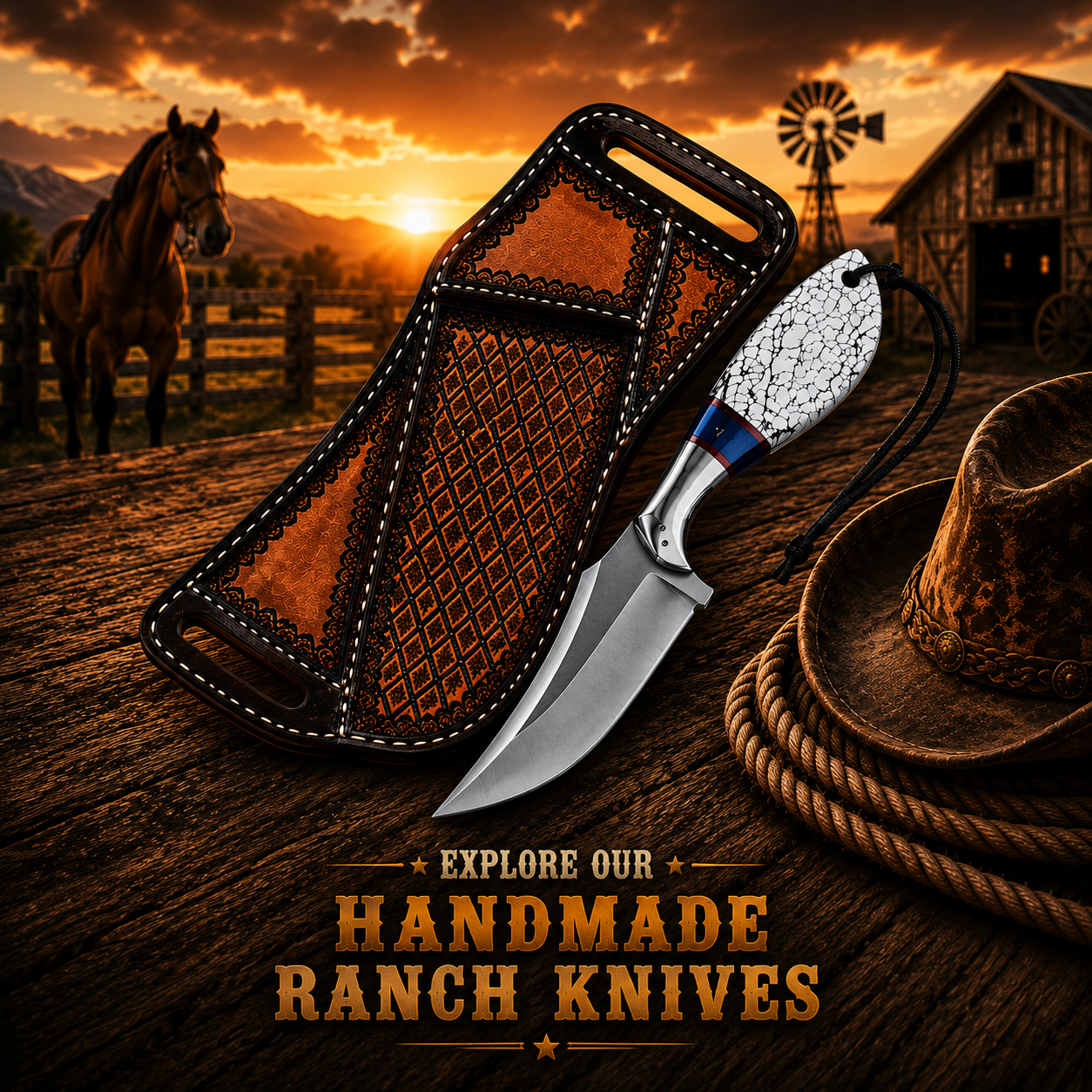 Handmade Ranch Knives