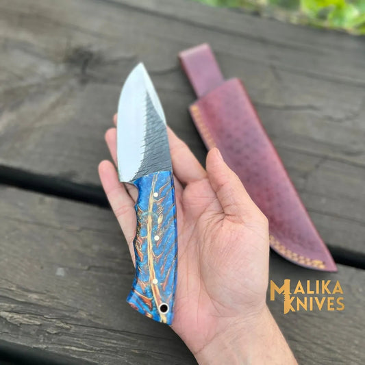 Custom High Carbon Steel Skinner Knife - Designed for Precision and Durability-0022