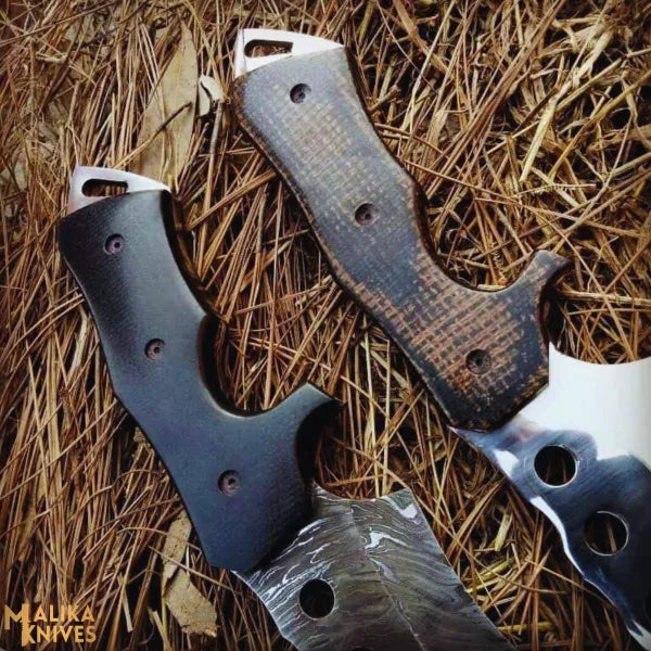 Tracker Bowie Knife G10 Handle Bushcraft Sheath