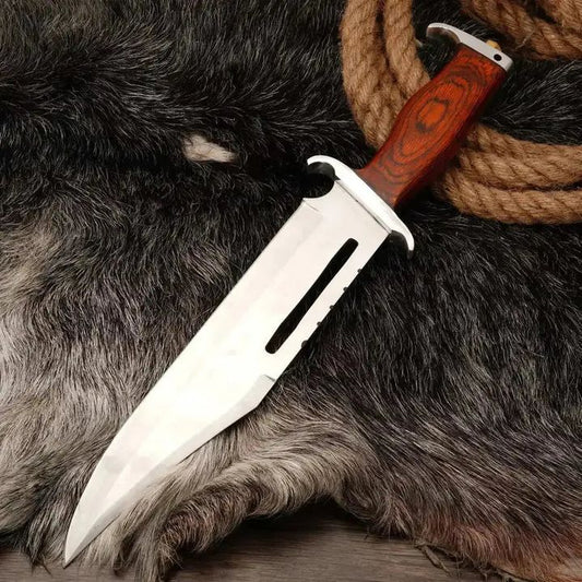 Bowie Knife D2 Steel Blade - Collectible
