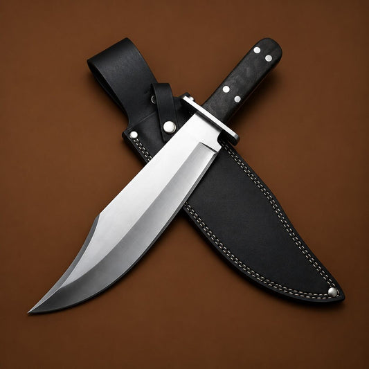 Condor Undertaker Bowie fixed blade knife with stainless steel blade and walnut handle