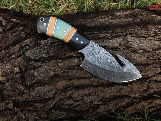Gut Hook Skinning Knife – Big Game Hunting & Deer Processing Knife