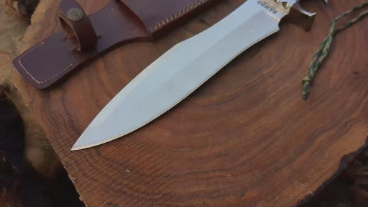 Handmade Rambo Last Blood Bowie Knife – D2 steel Hunting Blade