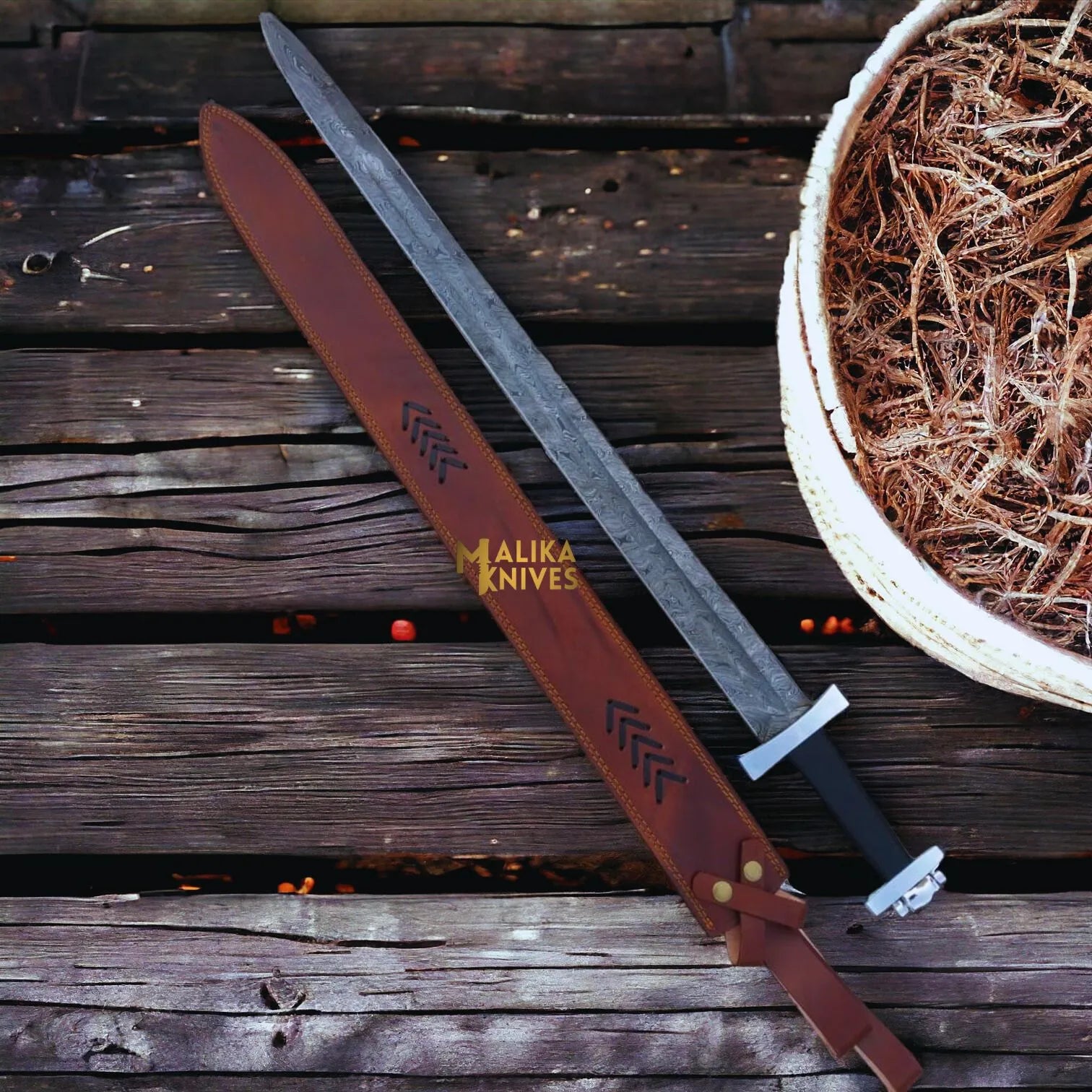 Handmade Viking battle sword inspired by Ulfberht blades